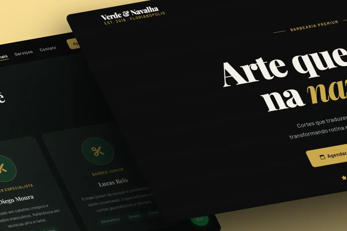 Mockup Verde Navalha